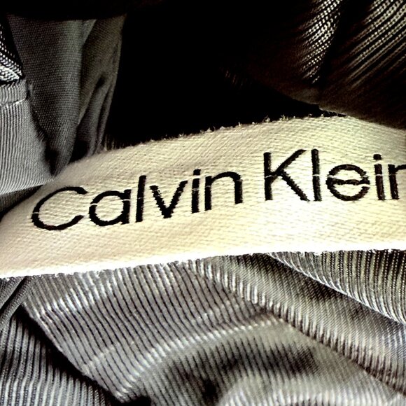 NWOT CALVIN KLEIN Quilted Bomber Jacket Black Mens S Zip Streetwear, Military - Picture 8 of 13